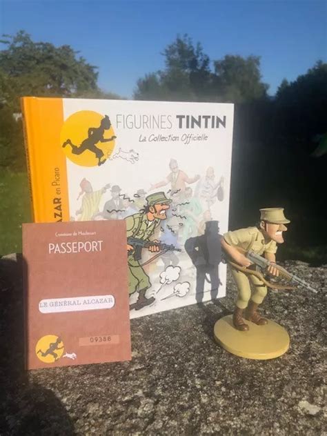 FIGURINE TINTIN LA collection Officielle le général Alcazar en Picaro