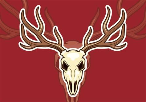 Deer Skull Vector Art Icons And Graphics For Free Download