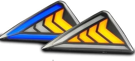 OTOROYS Triangle Flush Mount LED Waterproof Daytime Running Light Turn