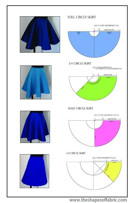 Printable Circle Skirt Pattern