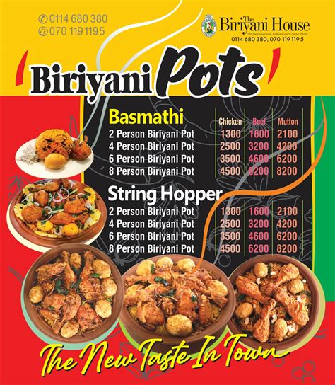 Our Signature Basmathi Biriyani Pots The Biriyani House