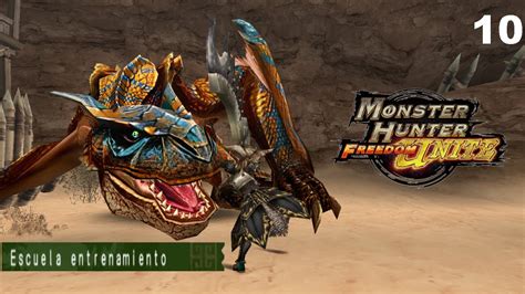 MONSTER HUNTER Freedom Unite ESCUELA DE ENTRENAMIENTO Tigrex YouTube