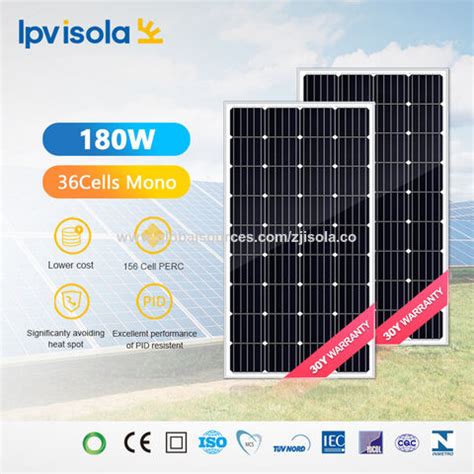 Buy Wholesale China 160w 170w 180w 190w Mono 156 Cells Solar Module Pv