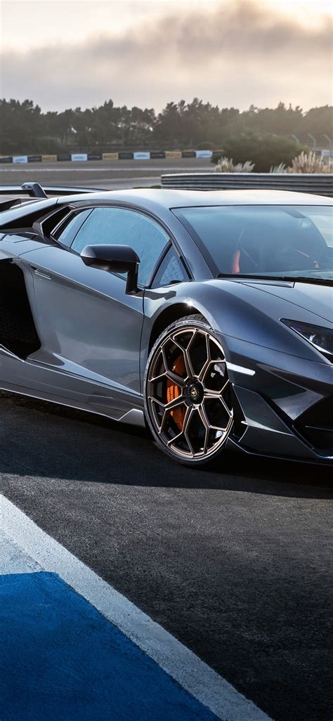 Lamborghini Aventador Svj, Silver - Lamborghini Aventador Svj Grey ...