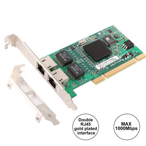 Ubit Intel 82546 PCI Gigabit for Ethernet Lan Network Card 10/100 ...