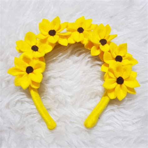 Jual Bando Bunga Matahari Kostum Bunga Sun Flower Floral Jakarta