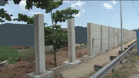 Muro Pr Moldado De Concreto Pre O Santana Caixa Pr Moldada Gfortes