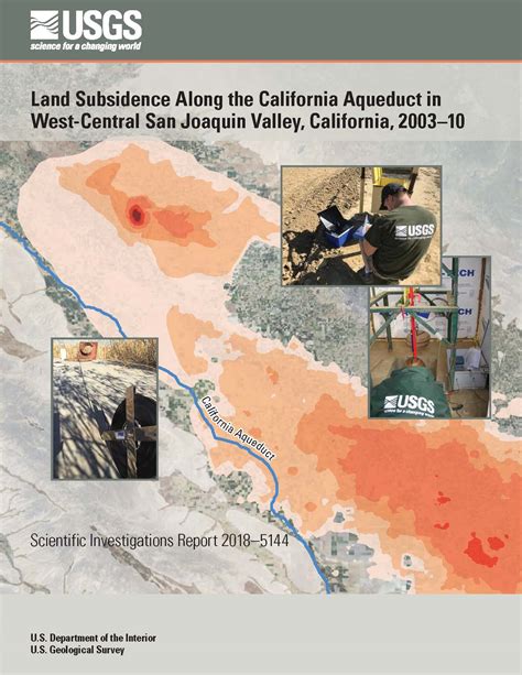 Land Subsidence Along The California Aqueduct In West Central San