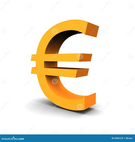 Euro Currency Symbol Stock Illustration Illustration Of Shape