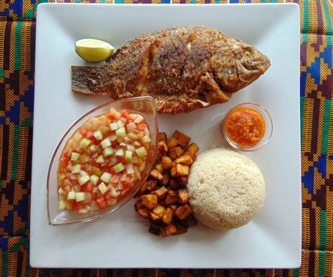 Attiéké aloko poisson frit en 2019 Cuisine africaine Recettes