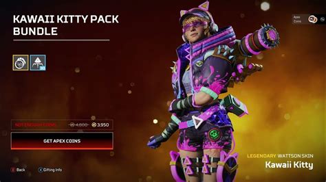 New Legendary Skin For Wattson Kawaii Kitty End Of Year Sales Apex