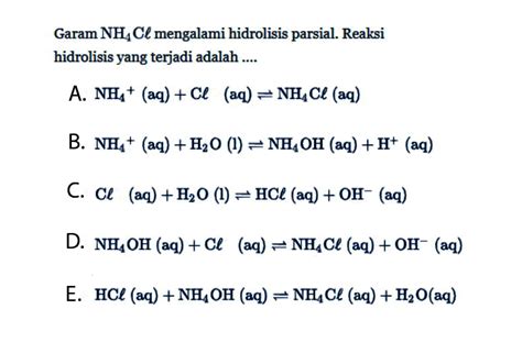 Apa Itu Hidrolisis Parsial Tatarpasundan