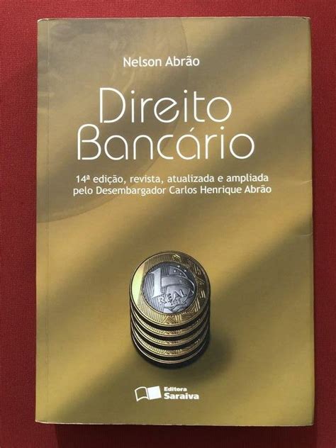 livro direito bancario nelson abrao ed saraiva seminovo