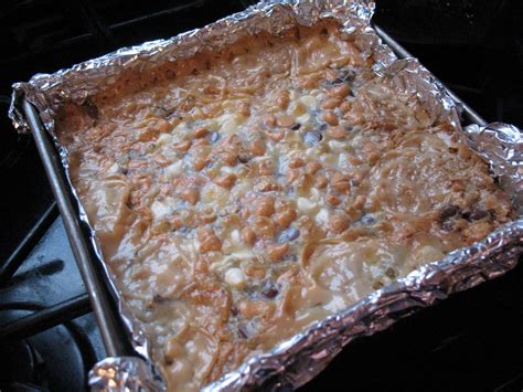 Sherry Starts Cooking 7 Layers Bar Minus 1 Layer