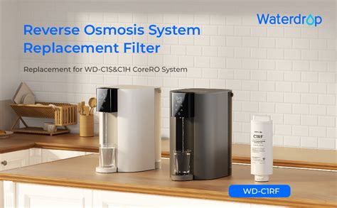 Waterdrop WD C1RF Filter Replacement For WD C1H Countertop CoreRO