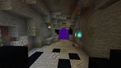 My Small Nether Portal Room I Made In My Survival World Rminecraft