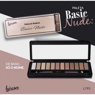 Paleta De Sombras 12 Cores Basic Nude Luisance L791 Shopee Brasil