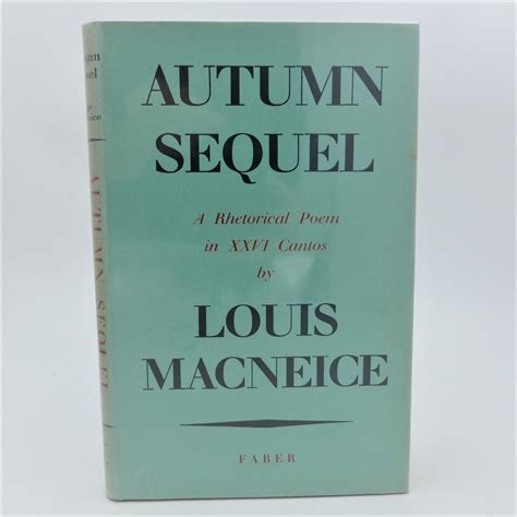 Autumn Sequel . A Rhetorical Poem (1954) - Ulysses Rare Books