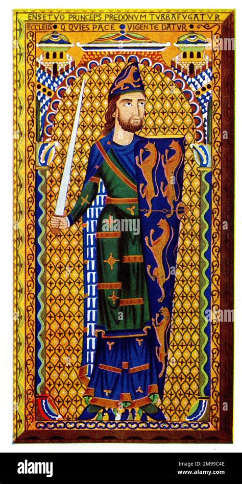 Geoffrey Plantagenet Count Of Anjou Stock Photo Alamy