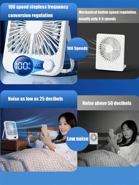 Nouveau ventilateur diffuseur d arôme Portable de table à 100 vitesses