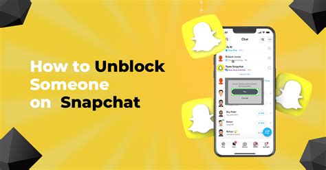 How To Unblock Someone On Snapchat Easy Steps