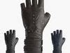 3D Model Punk Rave Steampunk Fingerless Gloves 3 Colors VR AR Low