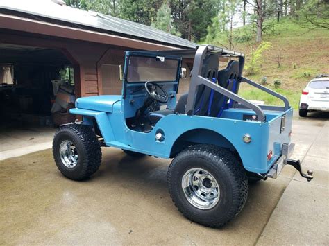 Willys Jeep Cj2a 1948 V6 Oddfire Engine Classic Willys Cj2a 1948 For Sale