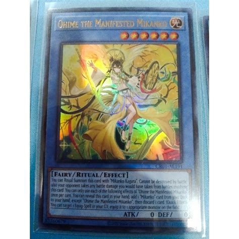 Yugioh Asia English CR01 Creation Pack 01 Single Card UR Shopee