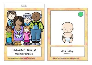 Bildkarten Meine Familie By Kreativ Lernen Creative Learning Tpt