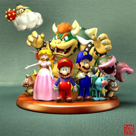 SUPER MARIO CHARACTERS by GEKIMURA on DeviantArt