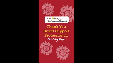 Thank You Direct Support Professionals National DSP Recognition Week