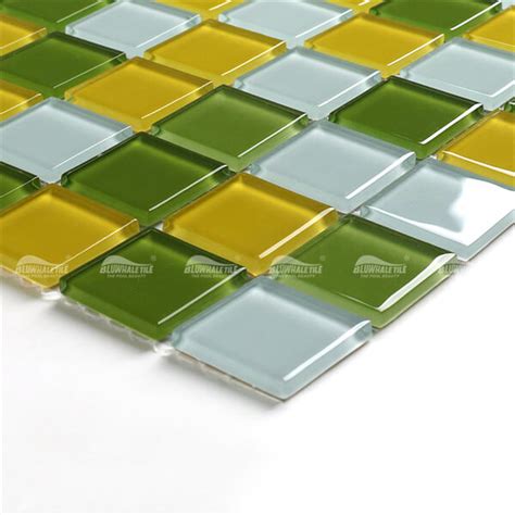 Crystal Glass Green Bgi015f2 Glass Pool Tiles Pool Tiles Green Crystal