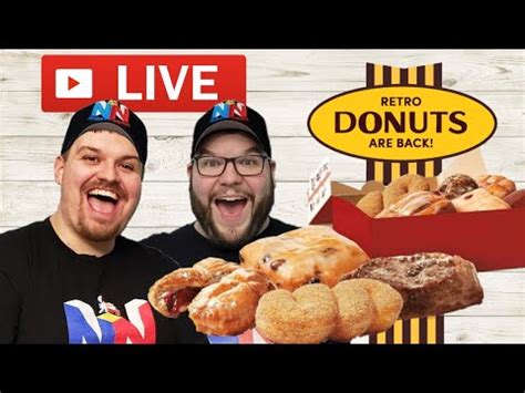 Tim Hortons Retro Donuts Review Live Youtube