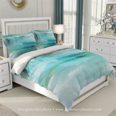 Grey And Teal Bedding