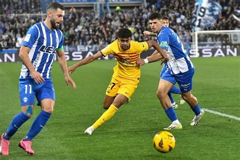 Hasil Pertandingan Timnas Alaves Vs Timnas Barcelona Skor 1 3