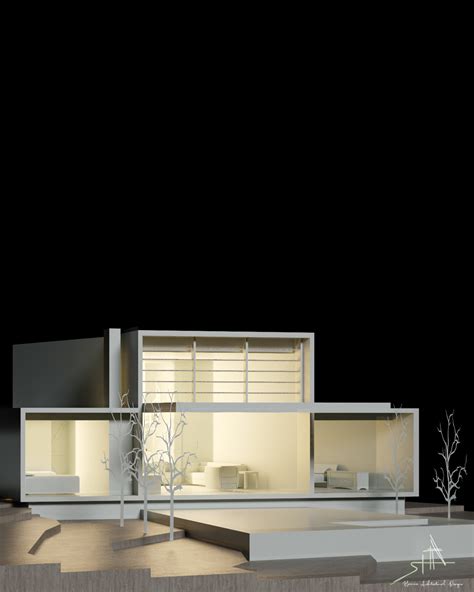 Architectural Model Render Maquette Rendering Behance