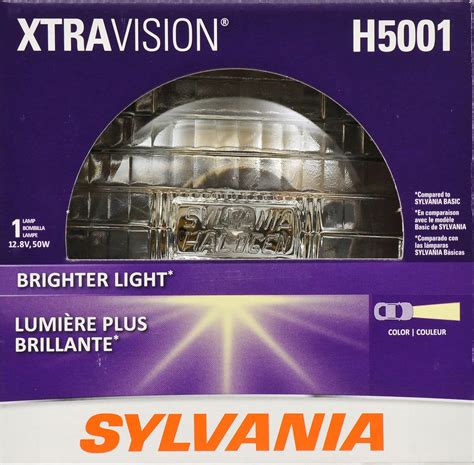 H5001 Sylvania XtraVision Sealed Beam Headlight Brighter Light 1 Pk