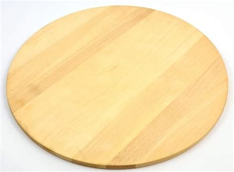 Plateau De Service Planche Pizza Ronde En Bois Massif Diam Tre Cm