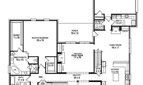 Single Story Bedroom House Plans Best Jhmrad