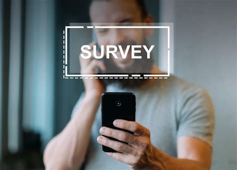 Premium Photo Mobile Survey Client Feedback Service Quality