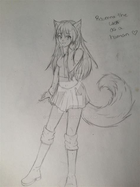 Ravenna The Wolf Human Form Again Xd By Voidburn On Deviantart