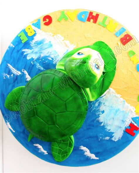 Sammy The Turtle Cake