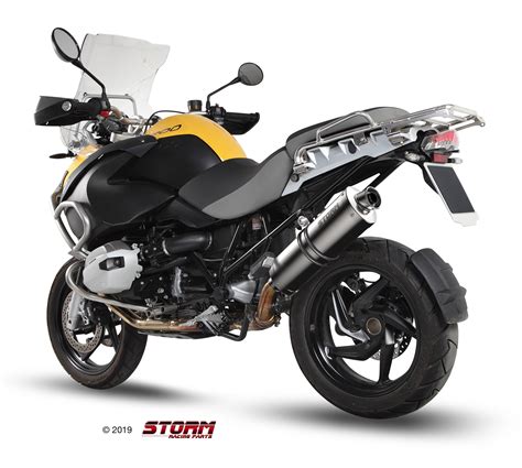 Scarico Bmw R Gs Adventure Storm Oval Inox B Lx Storm