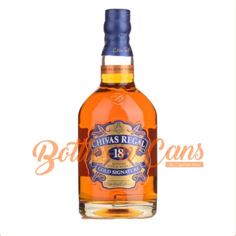 Chivas Regal 18 Year Old Blended Scotch Whisky 70cl Bottlesncans