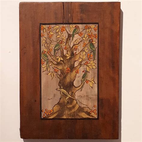 The Parrot Tree Painting By Lynda Miller Baker Saatchi Art