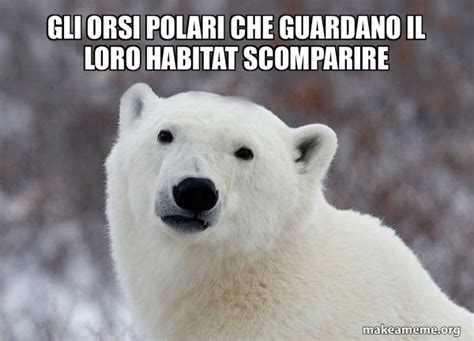 Gli Orsi Polari Che Guardano Il Loro Habitat Scomparire Popular