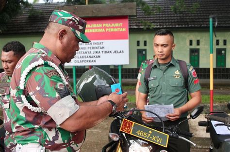 Rindam Xvi Pattimura Gelar Apel Kendaraan Sebagai Salah Satu Pengamanan