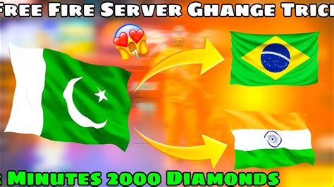 Free Fire How To Change Server Without Vpn Free Fire Server Change