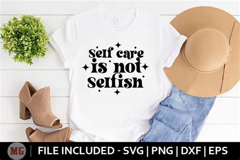 Self Care Is Not Selfish SVG Graphic By Moslem Graphics Creative