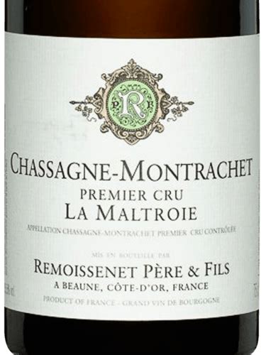 Remoissenet P Re Fils Chassagne Montrachet Premier Cru La Maltroye